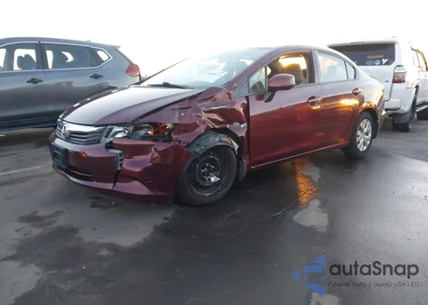 2012 Honda Civic Lx from USA, damaged, VIN 2HGFB2F51CH571470